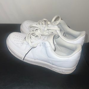 White Nike air forces